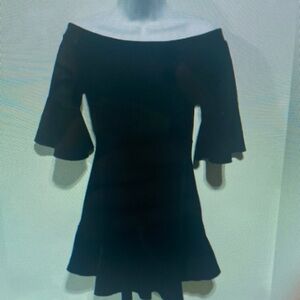 Elegant Black Off-Shoulder Dress